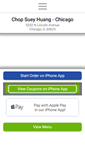 Mobile Screenshot of chopsueyhuangchicago.com